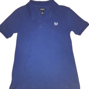 Chaps boys polo short sleeve shirt size s (8)